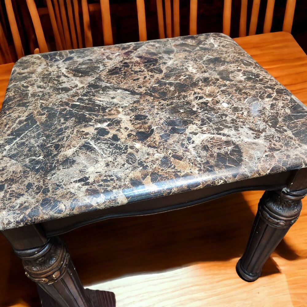 marble end tables
